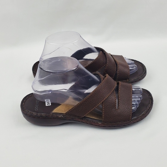 FINAL PRICE 🔥Dockers Camouflok brown leather sandals - Picture 5 of 9